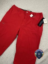 Cherokee NWT Red Scrub Pants Mens XL Infinity NEW Medical Antimicrobial