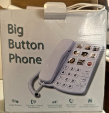 Big Button Phone, Extra Loud Ringer, Elderly Visually Impaired, Pictures