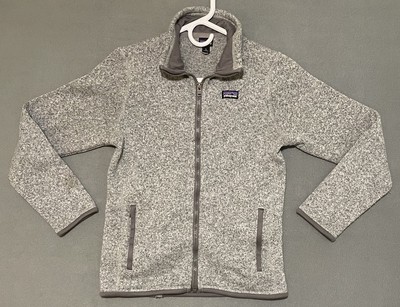 Patagonia Kids' Better Sweater Fleece Jacket Gray Youth Large Sty 65732 Unisex