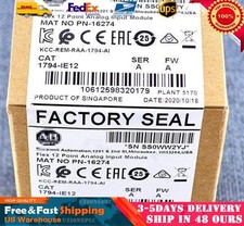 New Factory Sealed AB 1794-IE12 SER A Flex 12 Point Analog Input Module 1794IE12
