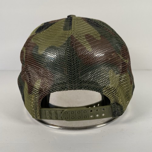 Cappello snapback Twin Lakes Sportsmen Inc Wisconsin mimetico camionista berretto corda - Foto 4 di 8