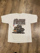 Vintage Ibis Tek Hummer War Shirt Men’s Size XL Mr. Fire Power