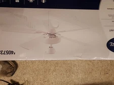 Harbor Breeze Hamilton 52-in Matte Black Indoor Ceiling Fan With Light (5 Blade)