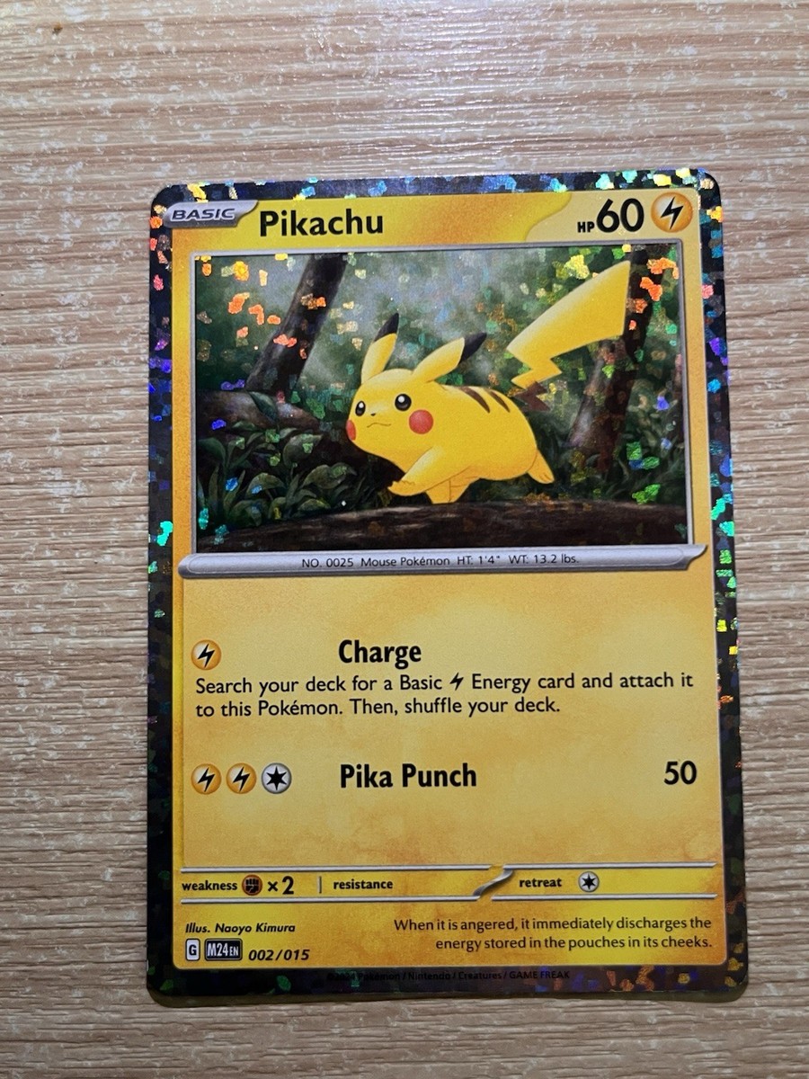 Rare Holographic Basic Pikachu HP 60. (model 02 Of 15) | eBay