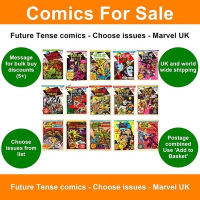 Future Tense comics - Choose issues - Marvel UK