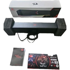 GS560 RGB Desktop Soundbar, 2.0 Channel Computer Speaker with Dynamic Black.