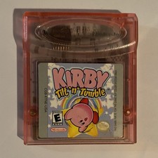 Kirby Tilt 'N' Tumble Game Boy Color Nintendo GBC (tested, working battery)