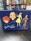 VINTAGE MATTEL 1964 NAVY BLUE BARBIE AND MIDGE CASE HTF