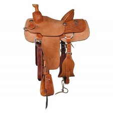 Western Horse Saddle Wade Tree A Fork Work Leather Ranch Roping Trail Tack