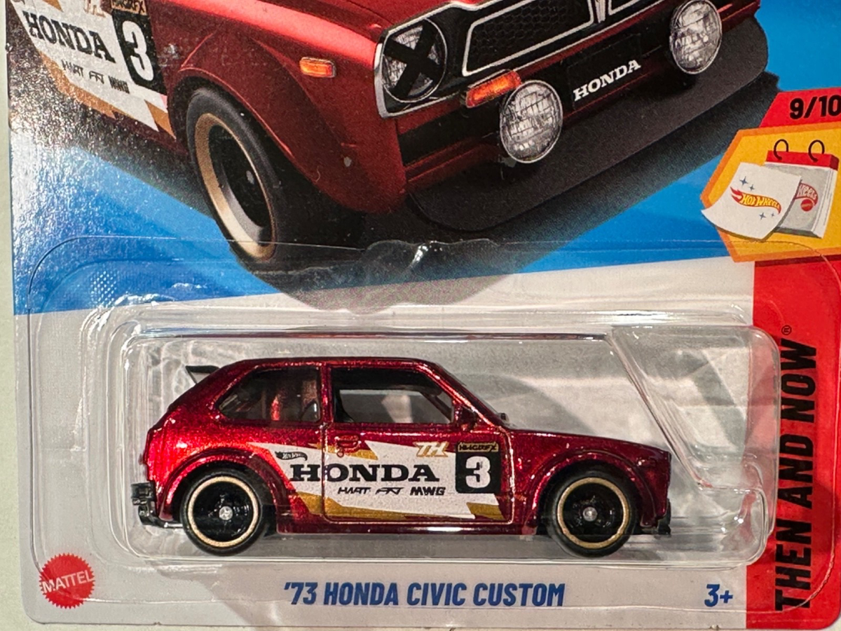 ミニカー Hotwheels 2025 73Honda Civic Custom STH Hotwheels Super Treasure Hunt 2025 STH # '73 Honda Civic