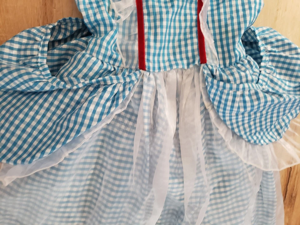 Vestido fantasia feminino O Mágico de Oz Dorothy tamanho M 8 - Imagem 4 de 4