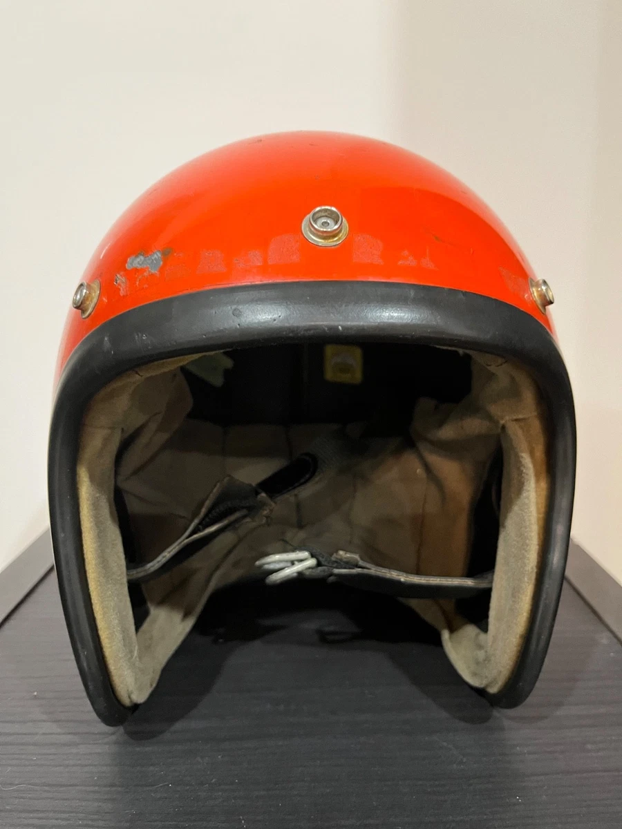 Orange Vintages Helmets for sale | eBay