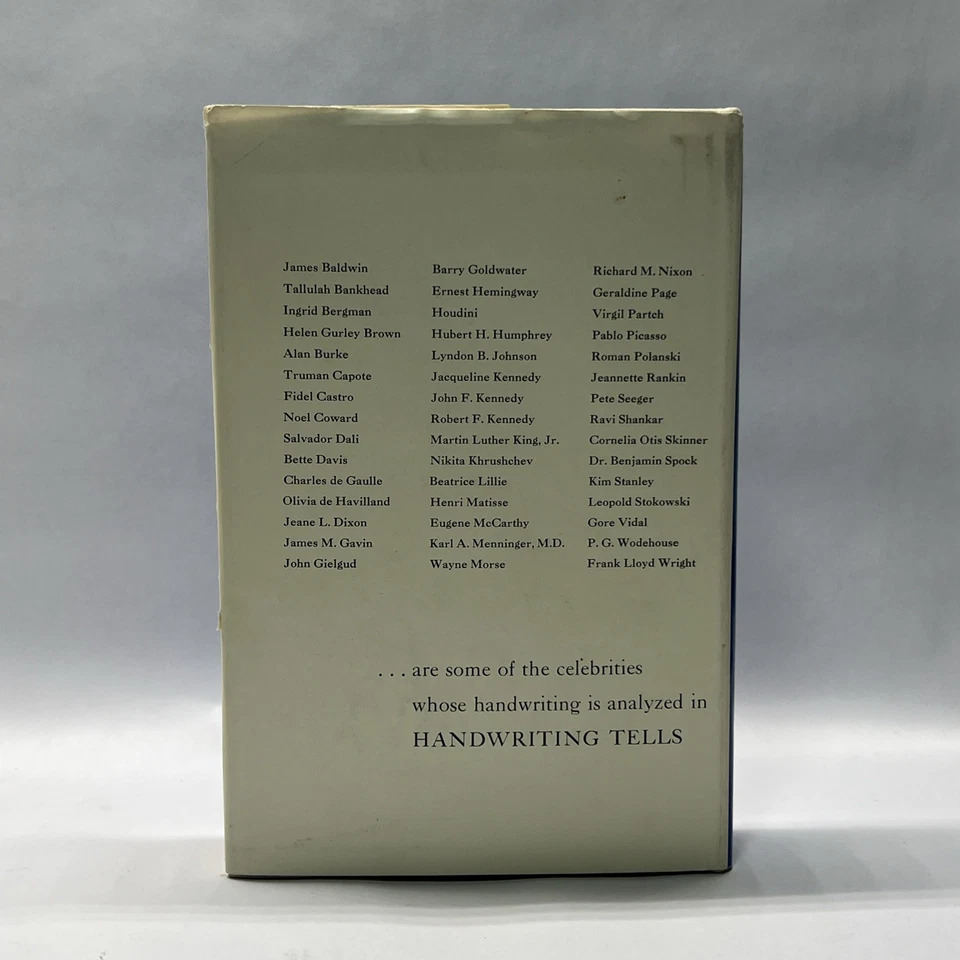 HANDWRITING TELLS Nadya Olyanova 1969 HCDJ First Printing Bobs-Merrill - Image 3 of 4