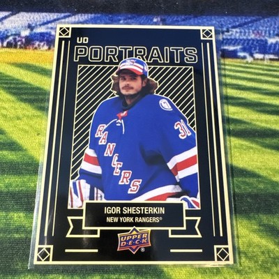 Igor Shesterkin #P-29 2022 Upper Deck UD Portraits New York Rangers