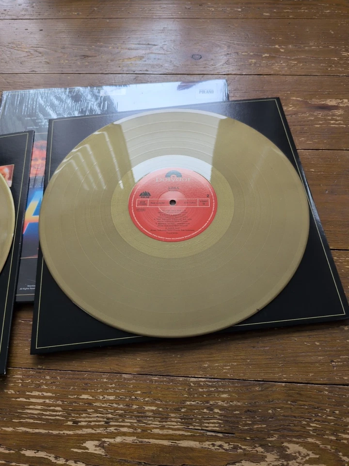 Polydor ABBA Gold Reissued 180g Coloured Vinyl 2 X LP - Image 4 of 4
