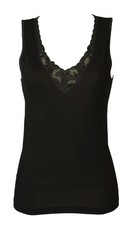 LIABEL women's wide shoulder pure cotton shirt with lace insert item 33