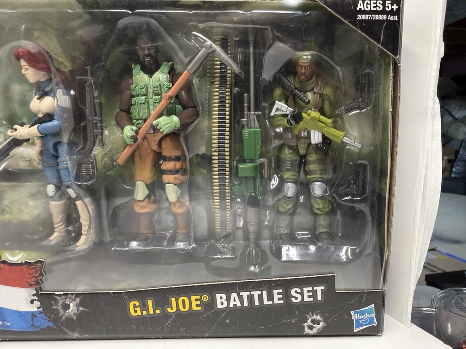 G.I. Joe Battle Set 7 Pack Resolute G.I. JOE Battle Set MIB NEW Factory Sealed - Image 2 of 4