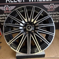 1 x MERCEDES GLB GLA AMG 20”  BLACK DIAMOND CUT ALLOY WHEEL A2474015200 DAMAGED