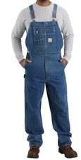 Carhartt Loose-Fit Denim Bib Overalls 38 X 30 NWT