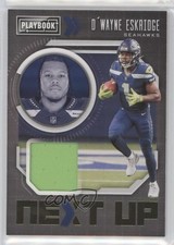 2021 Panini Playbook Next Up Jerseys D'Wayne Eskridge #NXT-DWE 2l7