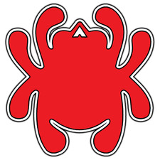 Spyderco Logo 1 Sticker Waterproof Vinyl Decal Die-Cut Gas Station