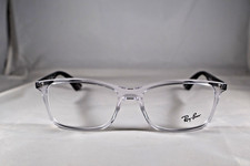 NEW RAY BAN RB7047 5768 CLEAR GREY EYEGLASSES FRAMES ONLY 56 17 145