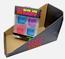 AUTHENTIC NeeDoh Nice Ice Baby 4 pack Nee Doh Mini Nice Cube Pink Blue Purple
