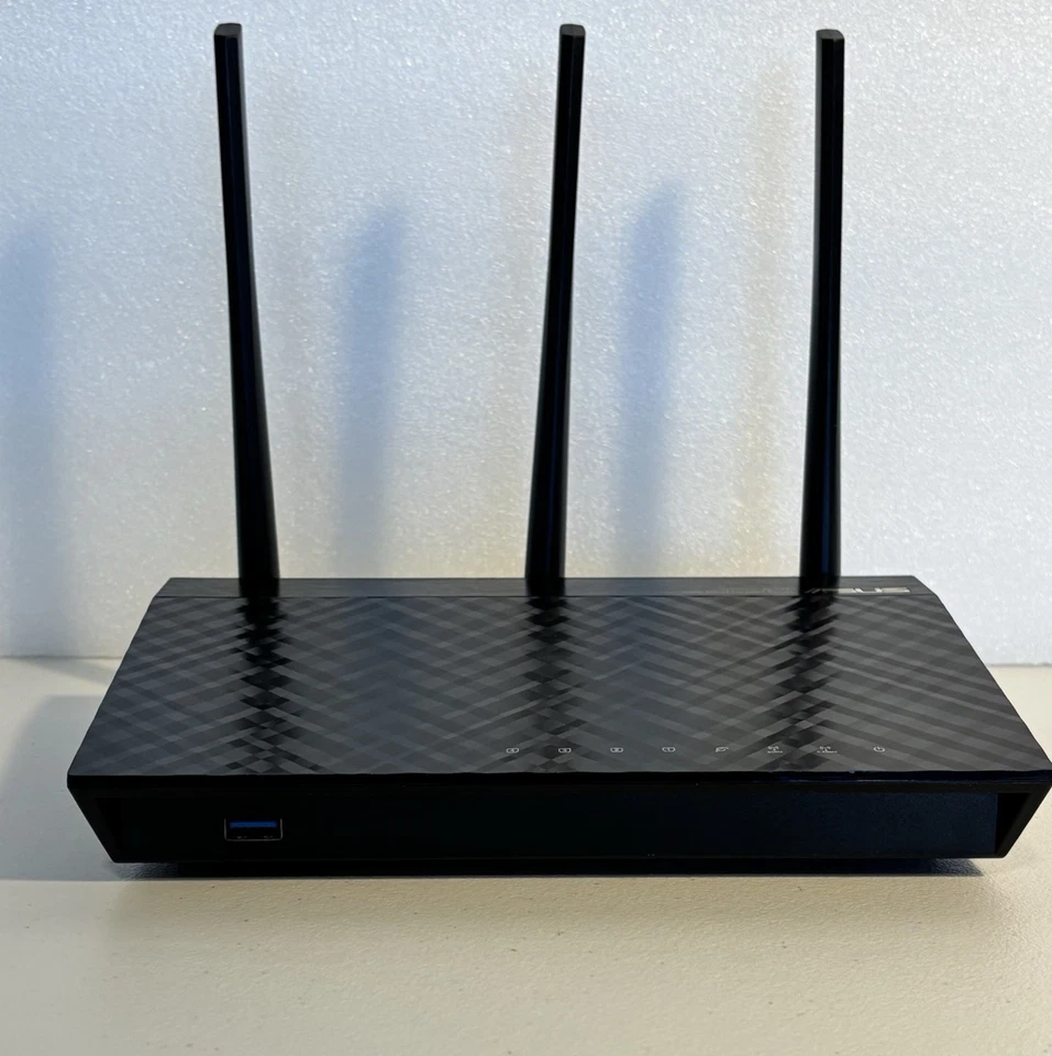 ASUS RT-AC66U B1 Dual-Band WiFi Mesh Router, MIMO, 1750Mbps, USB 3/2, QoS, SSH - Image 2 of 4