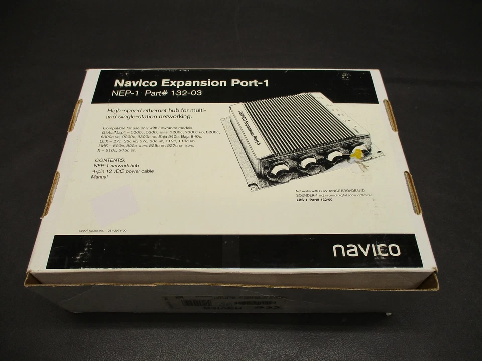 NAVICO NEP-1 NETWORK EXPANSION PORT-1 HIGH SPEED ETHERNET HUB 132-00/130-03 - Image 4 of 4