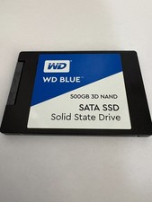 Western Digital WD Blue 3D NAND 500GB SATA SSD WDBNCE5000PNC Tested, Wiped