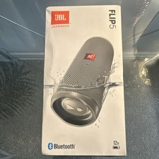 JBL Flip 5 Bluetooth Waterproof Boombox Speaker Gray 12 Hours Battery