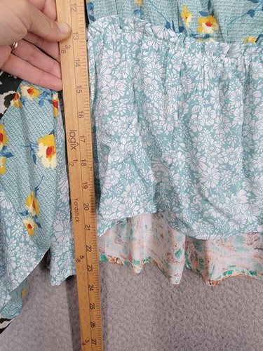 Oli & Hali Blumen Bauer Bohemian Ballon Puffärmel Patchwork Schößchen KLEIN - Bild 4 von 8