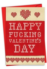 1 Funny Valentine's Day Greeting Card w/Envelope - Happy Valentines NobleWorks