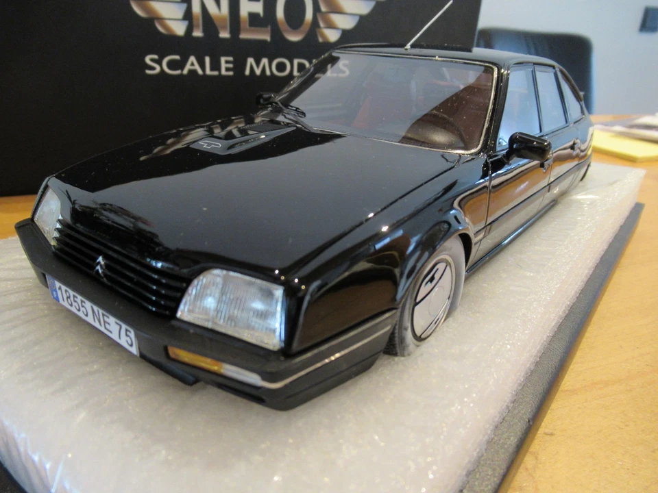 NEO SCALE MODELS 1:18 CITROËN CX GTi TURBO II MEGA RARE BLACK /RED MINT & BOXED - Image 2 of 4