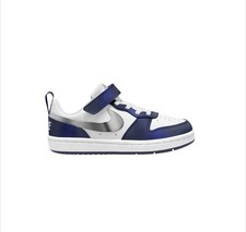 Nike Kids Court Borough Low Recraft PS Blue/White Size 11C NEW With Box