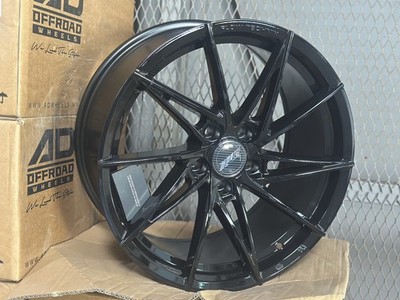 New 18x8.5 ET35 AD WHEEL FT114 (4 Wheel) 5x114.3 fit Honda Toyota Mazda Black