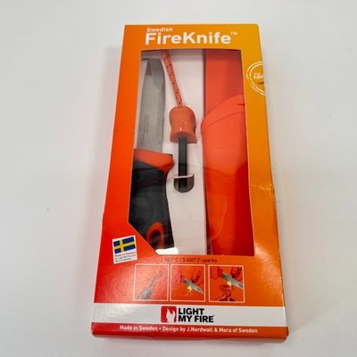 Light My Fire Swedish FireKnife Camping Knife & Fire Starter NEW