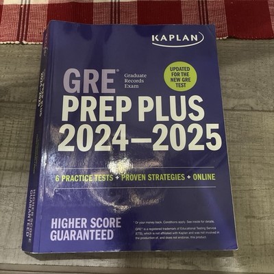 GRE Prep Plus 2024-2025: Your Ultimate Guide to GRE Success (Kaplan Test Prep)