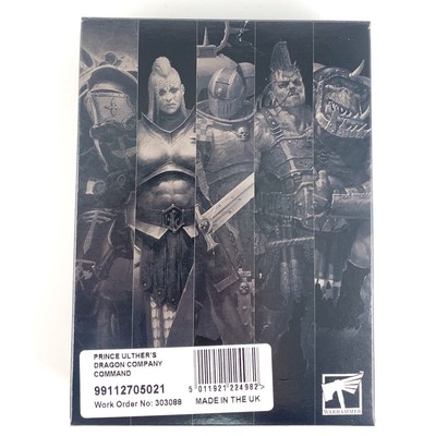 x1 Prince Ulther's dragon company command Métal Warhammer FB | P-00GOY