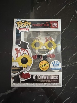 Funko Pop! Terrifier Art the Clown w/ Glasses Chase Vinyl Figure New 2025 JSA