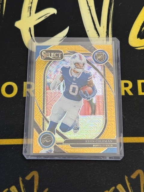 2024 Panini Select KEON COLEMAN #280 Gold /10 Club Level RC Rookie SP BILLS