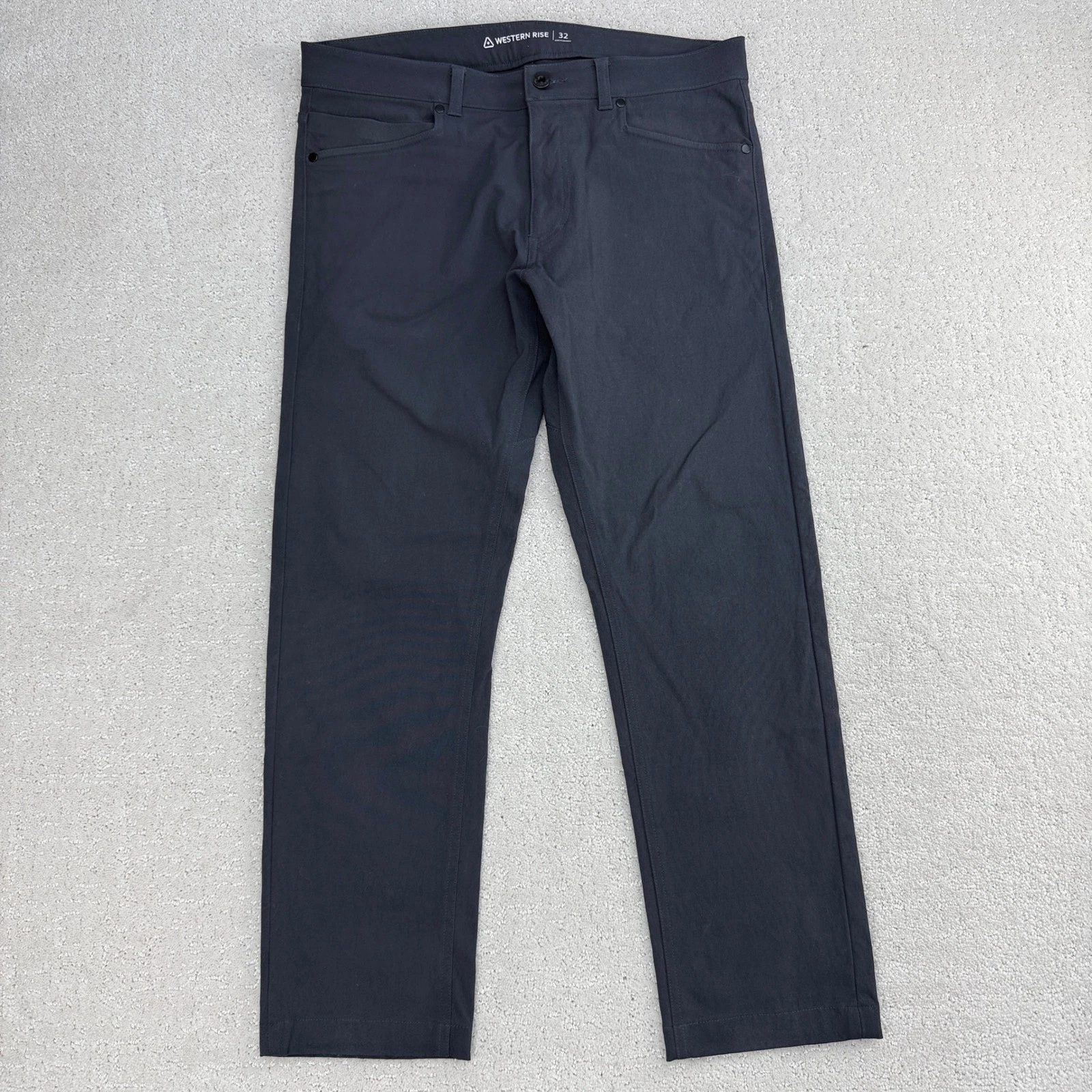 Western Rise AT Pant Men's Charcoal Gray Technical Travel Pants Size 32