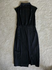 New Ann Taylor Factory Little Black Dress Size 4P Petite Stretch Midi