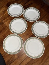 Royal Doulto Fontainebleau Set of 6 Tea Plates ? Fine Bone China ? Excellent Con