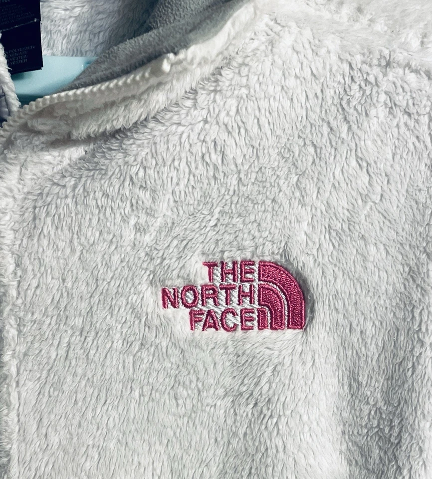 Chaqueta para mujer The North Face M blanca cinta de cáncer de mama polar Osito Foto 3 de 4