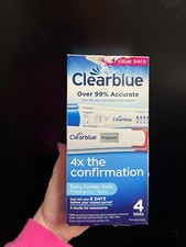 Clearblue Early Combo Pack Pregnancy Test Value Pack 4 Tests Exp 07/2026