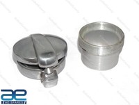 "Benzin Tank Kraftstoff Flip 2 \" Mit Alufelgen FüR Hals Cafe Racer Monza Ajs Bsa"