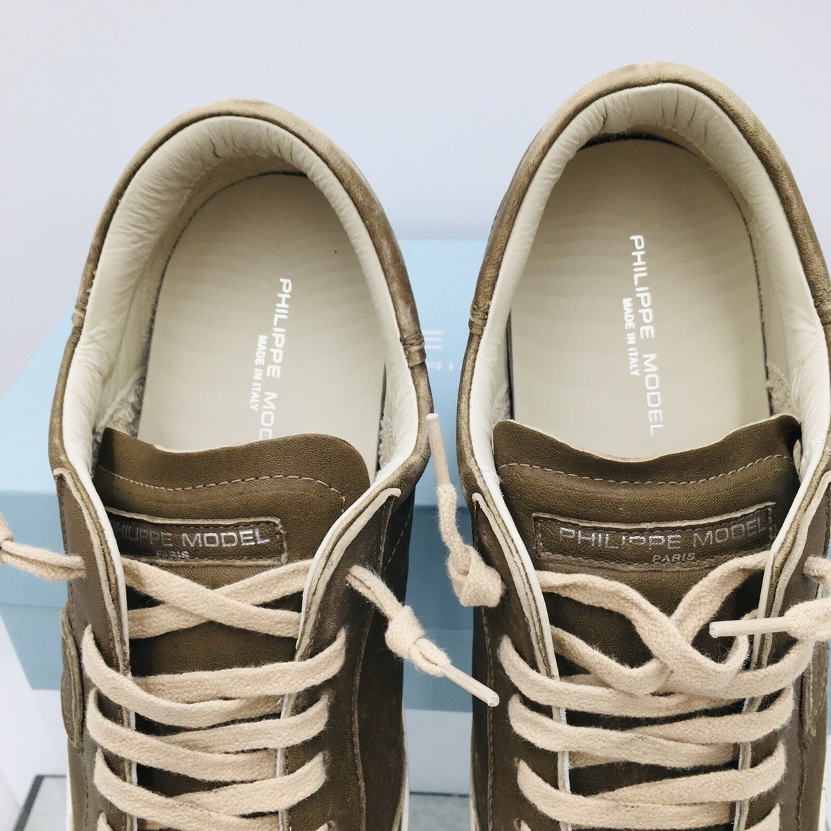 ★Philippe Model(Men)★PRSX Low Sneaker★Camouflage Philippe Model Men's PRSX - Low-Top Sneakers -West Militaire
