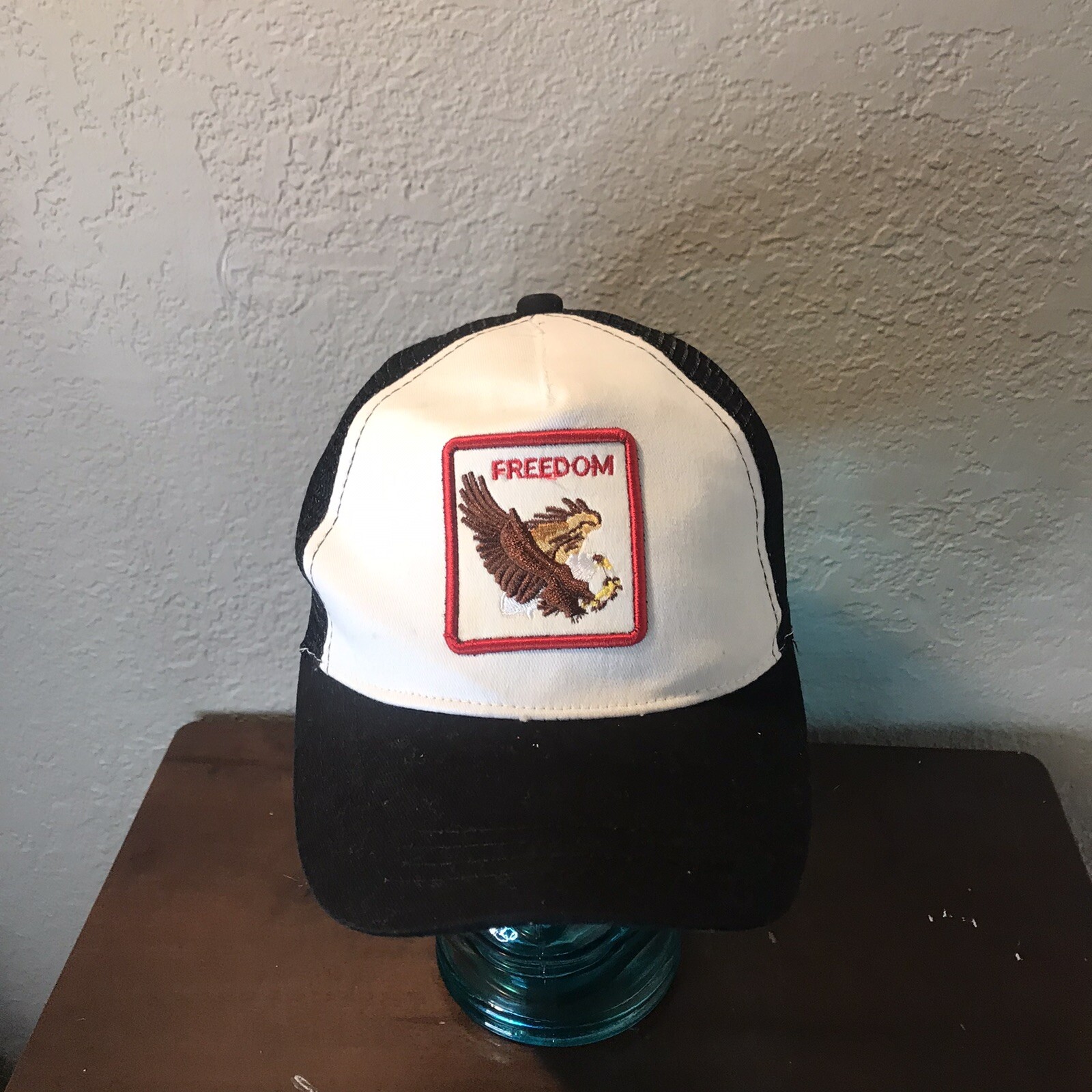 Freedom Patch Trucker Hat Eagle - image 3