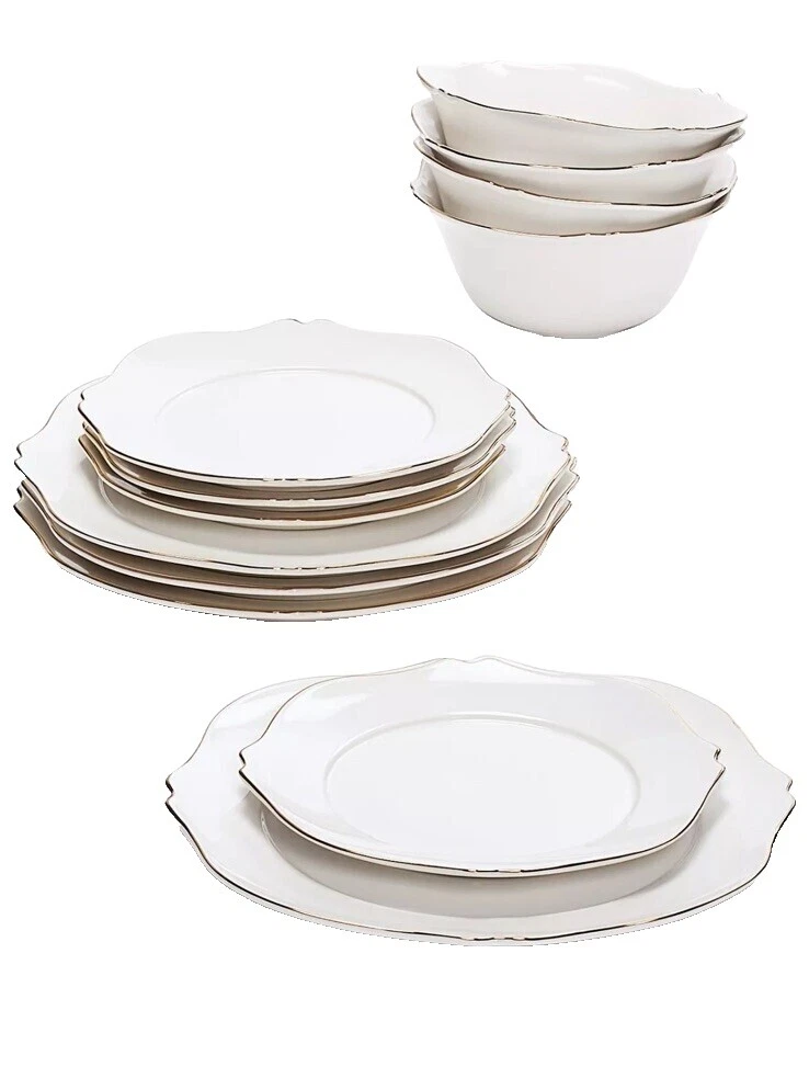 Vajilla de porcelana blanca Charter Club & serveware